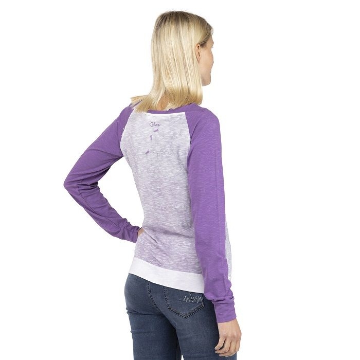 Bluza damska Chillaz SERLES HIRSCHKRAH VIOLET SPRAYED